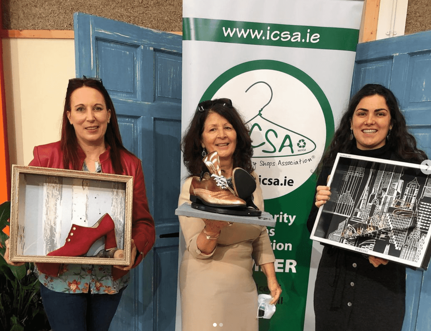 Our charity shop won three awards in the chariy retail ireland competion 2022